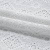 Women's Elegant White Lace Puff Sleeve V Neck Button Up Blouse - Image 14