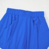 Women's Sky Blue Drawstring High Waist Lined Tennis Skorts - Stylish and Comfortable - Image 12