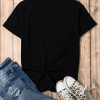 Women's Black Shimmering Crawfish Graphic Tee - Casual Summer Wear - Image 10