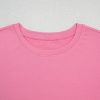 Women's Bonbon Braided Cap Sleeve Crew Neck T-Shirt - Stylish Casual Tee - Image 6