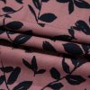 Women's Brown Leaf Print Lace-Up V Neck Crinkled Tank Top for Summer - Image 12