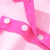 Women's Pink Solid Color Half Sleeve Button Henley Top - Casual & Stylish - Image 11
