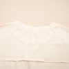 Women's Apricot Flower Patched Loose Tee with Exposed Stitching Trim - Image 8