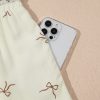 Women's White Bow Print Lace Drawstring Casual Shorts - Lightweight & Comfortable - Image 6