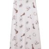 Women's Beige Western Print Satin Long Skirt - High Waist, Maxi Length - Image 20