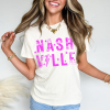 Unisex White NASHVILLE Star Graphic Crewneck T-Shirt - Perfect for Music Lovers - Image 4