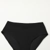 Women's Black Printed Double Straps Tankini Top with Solid Shorts - Stylish 2-Piece Swimsuit - Image 24