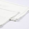 Women's White High Waist Straight Leg Cargo Pants with Pockets - Image 10