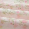 Women's Pink Floral Puff Sleeve Mini Dress with Square Neck and Open Back - Image 16