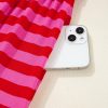 Women's Rose Stripe Flutter Sleeve Smocked Bodice Tiered Maxi Dress - Elegant Casual Summer Dress - Image 11