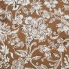 Women's Brown Western Floral Print Ruffled Hem High Waist Maxi Skirt - Image 17