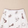 Women's Beige Western Print Satin Long Skirt - High Waist, Maxi Length - Image 13