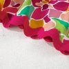 Women's Multicolour Floral Tied Straps Ricrac Trim Maxi Dress for Summer - Image 14
