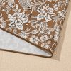 Women's Brown Western Floral Print Ruffled Hem High Waist Maxi Skirt - Image 15