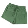 Women's Green Flap Pocket Casual Drawstring Shorts for Summer - Image 15