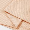 Women's Pale Chestnut Crochet Floral V Neck Textured Short Sleeve Blouse - Image 10