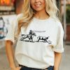 Women's White Western Rodeo Graphic T-Shirt – Casual Crew Neck Tee - Image 3