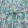 Women's Green Bohemian Floral Ruffle Bottom Spaghetti Strap Jumpsuit for Summer - Image 13