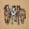 Women's Parchment Sequin Horse Graphic Lightweight Knitted Sweater Vest - Image 6
