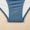 Women's Ashleigh Blue Criss Cross Ruched Ruffled Two Piece Tankini Set - Image 18