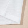 Women's White Hollowed Lace Patchwork Square Neck Short Sleeve Blouse - Image 9