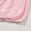 Women's Coral Paradise Daisy Jacquard Textured Casual Short Set - Image 15