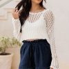 Women's Blue Cotton Gauze Paperbag Shorts with Drawstring and Pockets - Image 7