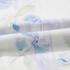 Women's Sky Blue Floral Smocked High Waist Double Ruffle Sleeveless Long Dress - Image 12