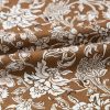 Women's Brown Western Floral Print Ruffled Hem High Waist Maxi Skirt - Image 16