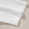 Women's White Textured Half Sleeve Shirt with Snap Button and Drawstring Tie Neck - Image 15