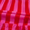 Women's Rose Stripe Flutter Sleeve Smocked Bodice Tiered Maxi Dress - Elegant Casual Summer Dress - Image 13