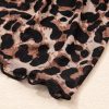 Women's Brown Leopard Floral Reversible Ruffle Hem Maxi Skirt - Elegant & Versatile - Image 28