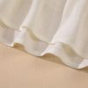 Women's Oatmeal Solid Color Tied Straps Ruffle Tiered Mini Dress - Casual Summer Style - Image 16