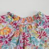 Women's Multicolour Floral Pleated Detail Flutter Sleeve Blouse - Summer Essential - Image 10