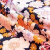 Women's Black Floral Print Smocked High Waist Square Neck Jumpsuit for Spring Events - Image 11