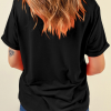 Women's Black MAMA Artistic Graphic Tee - Casual Short Sleeve T-Shirt - Image 7