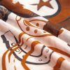 Women's Brown Western Horseshoe Printed Mesh T-Shirt - Stylish and Unique Design - Image 10
