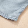 Women's Beau Blue Tiered Smocked High Waist Denim Maxi Skirt - Flattering and Elegant Casual Wear - Image 10