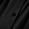 Women's Black Frilly Puff Sleeve Collared Shirt - Trendy and Elegant - Image 8