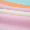 Women's Multicolor Striped Color Block Flutter Sleeve Short Sleeve Sweater Top - Image 12