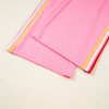 Women's Bonbon Color Contrast Crewneck T-Shirt and Wide Leg High Waist Pants Set - Image 14