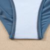 Women's Ashleigh Blue Criss Cross Ruched Ruffled Two Piece Tankini Set - Image 16