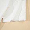 Women's White Drop Shoulder Crew Neck Shift T-Shirt Dress - Casual and Chic - Image 13