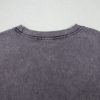 Women's Medium Grey TEXAS Steer Head Graphic Oversized T-Shirt - Vintage Mineral Wash - Image 7
