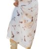 Women's Beige Western Print Satin Long Skirt - High Waist, Maxi Length - Image 19