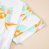 Women's Green Floral Print Loose Fit V Neck Half Sleeve Blouse - Elegant Summer Top - Image 8