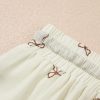 Women's White Bow Print Lace Drawstring Casual Shorts - Lightweight & Comfortable - Image 7