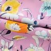 Women's Pink Floral V Neck Top with Flutter Sleeves - Elegant Spring/Summer Style - Image 7