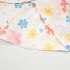 Women's Apricot Floral Print Crop Top and Wide Leg Short Set - Trendy Summer Outfit - Image 10